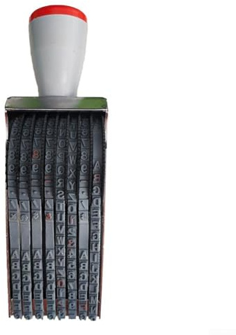 Rollstempel mit 0 9 Ziffern und 26 Buchstaben zur effektiven Markierung auf verschiedenen Oberflächen für Verpackungszwecke (1 8-Bit)