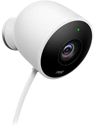Google Nest Überwachungskamera für den Außenbereich, Nachtsicht, 1080p HD-Video, 24/7 Live-Video, wetterfeste Überwachungskamera, Sicherheit SAH noch nie so gut aus