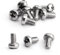 MroMax M3 x 5 mm viti a macchina Pan Phillips a croce vite 304 in acciaio inox bulloni di fissaggio argento grigio 30 pezzi