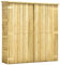 vidaXL Legno di Pino Impregnato Rimessa da Giardino Doppia Porta Casetta Attrezzi per Esterni Deposito Salvaspazio Capanno 163x50x171 cm Naturale