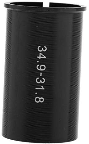 Perfeclan Legierung Sattelstütze Adapter Shim Fahrrad Post Adapter Größe Reduziert Hülse Buchse //30.8/31.6/33.9/34,9mm, 31,8 zu 34,9