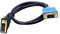 SIMPLETEK - Cavo Video DVI Maschio a VGA Maschio 1,8M, Collegamento Computer a Monitor DVI VGA