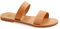 Emmanuela sandali in pelle piatta a mano greco, stivali da scivolo di alta qualità scarpe estive per donna, cinghia sandali diapositive, sandali boho chic, beige, 41 EU