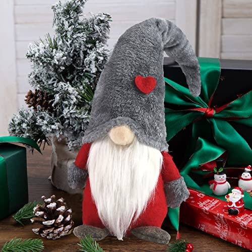 VGOODALL Weihnachten Deko Wichtel Groß, 41cm Schwedischer Weihnachtsmann Santa Tomte Gnom Geschenke für Weihnachten
