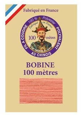 Sajou Fil à Coudre Polyvalent - Fil au Chinois Fabriqué en France - Coloris 580 : Corail