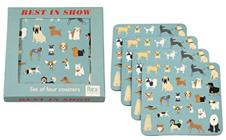 Untersetzer Best In Show, 4 Stück