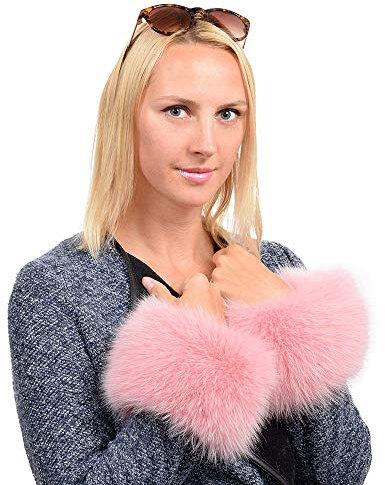FOX FASHION Pelzmanschetten aus Fuchsfell Pulswärmer Armstulpen Pelz Fuchs Fell Stulpen Manschetten Fellstulpen Echpelz Echtfell Echt