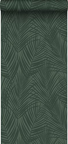 ESTAhome papier peint feuilles de palmier vert foncé - 139303-0,53 x 10,05 m
