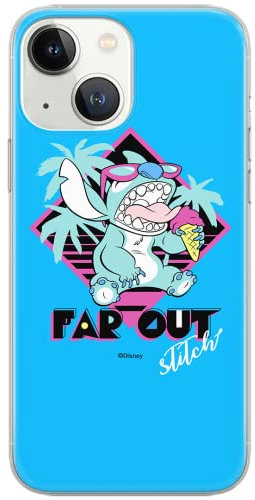 ERT GROUP mobile phone case for iPhone 13 MINI original and officially licensed Disney pattern Stitch 005 optimally adapted to the shape of the mobile phone, case made of TPU