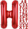 TONIFUL 40 Zoll große leuchtend rote Buchstabenballons A-Z, riesige Heliumfolie großer Buchstabe H Ballon für Geburtstagsfeier Jahrestag Hochzeit Dekoration.