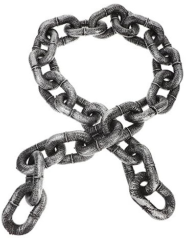 Ipetboom Halloween Deko Kette Realistische Kunststoffkette Für Halloween Kostüme Und Partys Als Requisiten Für Cosplay Und Dekoration Langlebig Und Leicht Zu Handhaben
