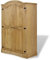 Lechnical Wardrobe Mexican Pine Corona Range 2 Doors,Bedroom Wardrobe,Wardrobe Storage Organiser(SPU:243732)