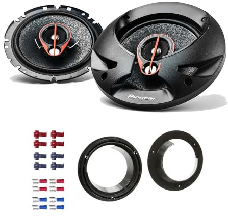 Pioneer TS-R1750S Lautsprecher mit Einbauset passend für Suzuki Swift III 2005-2010 Türen vorne/hinten 500 Watt 165mm 3 Wege Koax