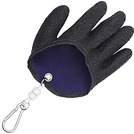Cut Resistant Gloves 1Pc Magnetische Anti-Rutsch-Angelhandschuhe Vollfinger-Cut-Fischer schützen die Hand Handlicher Fanghandschuh for die linke / rechte Hand for Meat Cutting, Wood Carving and More (