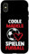 Hülle für iPhone X/XS Fußballspieler Coole Mädels Spielen Fußball