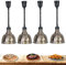 Im Handel erhältlicher Lebensmittel-Wärmelampenwärmer, Steak, Pizza, Hühnchen, professionelles Standard-Wärmelicht, 250 mm – 110 V für professionelle Standard-Wärmelampenwärmer, Steak, Pizza, Hühnche