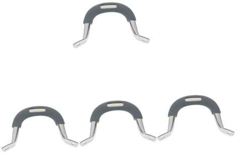 OUNONA 4stücke Abnehmbarer Topfgriff Aus Edelstahl Und Hitzebeständig Für Kochgeschirr Einsetzbar Leicht Zu Reinigen Installieren Für Töpfe Und Pfannen