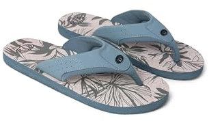 Animal Jekyl Mens Flip-Flops - Slip-on, Lightweight & Comfortable Footwear with Soft Padded upper Straps - Best for Spring Summer & Outdoors Pale Green Adult Shoe Size 7