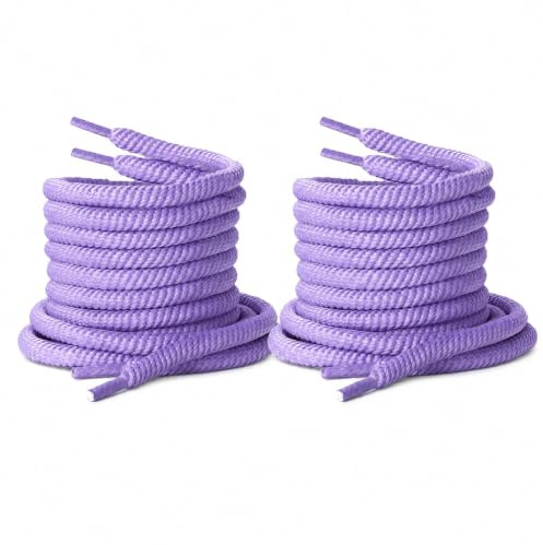 Codulu Lacci rotondi per scarpe da ginnastica,lacci per scarpe da allenamento,8mm di larghezza,sostitutivi,per scarpe da skate,scarpe da ginnastica,scarpe casual-120CM,2 paia