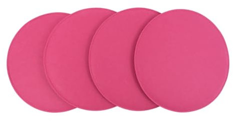 CB Home & Style Filz Sitzkissen Stuhlkissen Polster Auflage Kissen 4er Pack rund oder eckig (Pink, Rund - ø35cm)