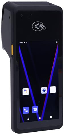 POS PDA -Quittungsdrucker, 5.0 '' Touchscreen -Handheld -Thermaldrucker für Android 11, 58 Mm Hochgeschwindigkeits -Barcode -Scanner Unterstützung 4G LTE 5G WiFi/Bluetooth/NFC,