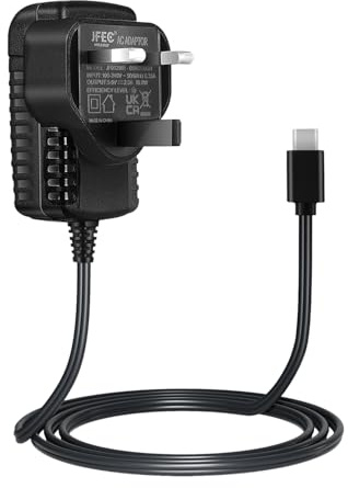 Security-01 AC to DC 5V 2A Power Supply Adaptor, Plug USB C (Not Micro USB)