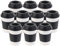 PEARL Isolierbecher: 10er-Set Coffee-to-go-Becher, Deckel, 350 ml, doppelwandig, BPA-frei (Tasse mit Deckel, Tassen mit Deckeln, Geschirr)