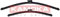 KAMOKA Limpiaparabrisas 27A13 vorne para VW TOURAN (1T1, 1T2)