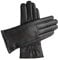 Downholme – Touchscreen-Lederhandschuhe mit Innenfutter aus Kaschmir – für Damen (Schwarz, XS)
