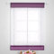 SIMPVALE 1 tenda a pacchetto per finestra, decorazione interna per cucina, bagno, balcone, tenda da finestra in voile trasparente (80 x 100 cm, viola)