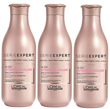 3er Loreal Professionnel Serie Expert Resveratrol Vitamino Color Conditioner 200 ml