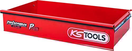 KS Tools 873.3008-R003P Schublade mit Logo und Kugelführung zu Werkstattwagen P25, 755x398x145 mm