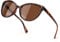 TJUTR Retro Polarised Sunglasses Womens Fashion Cat Eyees Ladies Anti-Glare Driving Shades with UV Protection (Tortoise Frame/Brown Polarized Lens)