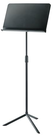 K&M 11925 Orchestral Music Stand Black up to 128 cm Fully Extendible with Tripod Stackable