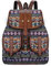 EliteHomeComforts Rucksack Damen Backpack Hippie Freizeitrucksack Rucksack Damen Bunt Multicoloured Indischer Stil Polyester Daypack Tagesrucksack Für Schule Schulrucksack Mädchen Reise Arbeit
