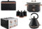 Tower Cavaletto Black & Rose Gold 3KW 1.7L Pyramid Kettle, 4 Slice 1800W Toaster, 6.5L Slow Cooker, Bread Bin & Set of 3 Tea, Coffee, Sugar Canisters. Matching Kitchen Set of 7 Items