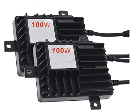 DEHIWI Auto HID Xenon Vorschaltgerät 2 STÜCKE 24 V 100 W HID Slim Ersatzvorschaltgerät Für LKW-Scheinwerferlampe H1 H7 H11 HB3 HB4 AC HID Conversion Kit