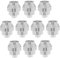 The Lord of the Tools 10Pcs Brake Cable End Caps Aluminum Alloy Brake Cable Cover Reusable Brake Cable End Crimps Accessories for Vintage Sports Bikes Silver