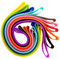 JIHUOO 10 Pcs Extra Large Silicone Bands Rubber Wrapping Bands Big Rubberbands Long Strong Rubber Bands Assorted Color Rubber Bands Planner Elastic Bands