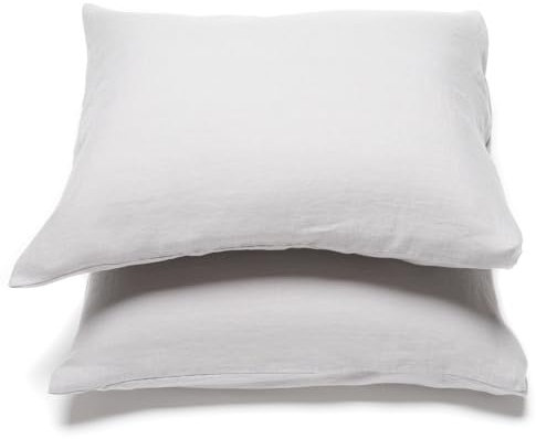 LinenMe Kissenbezug 50x60 Leinen 2er Set - Luxuriöse Kopfkissenbezug 100% Leinen - Gewaschene Bettwäsche Antiallergische - Pillow Case