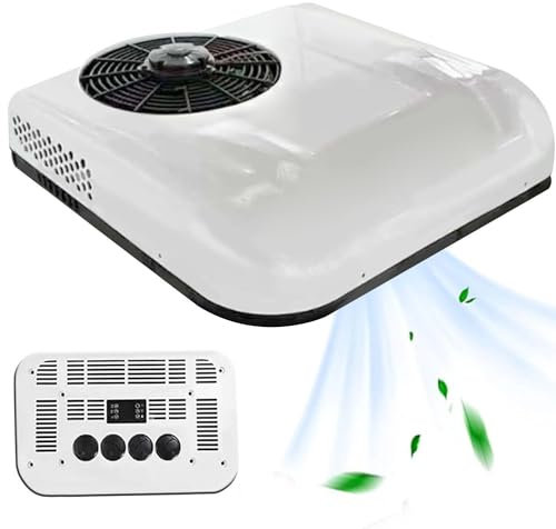 AUTUMFLATGAO RV Rooftop Air Conditioner, 12V/24V Air Conditioning for Minivans, Camper Air Conditioner for RV Bus Truck Vehicle Camper,24V