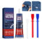 NOLACE 50ML + 2 Pezzi Raschietto in Silicone - Colla per Tessuti Resistenti ai Lavaggi, Spray Liquida Trasparente per Tessuti