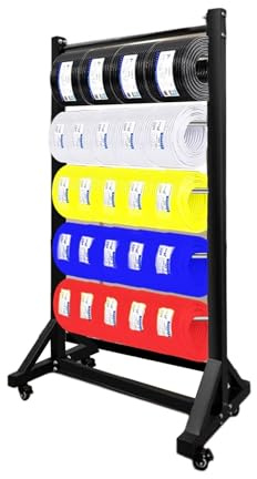 Estante For Carretes De Alambre Con Ruedas, Dispensador De Cables/alambres De Acero Laminado En Frío, Exhibición Y Almacenamiento De Conductos For Uso Minorista Industrial Eléctrico(63x23.6inch)