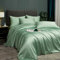Luowei Housse de Couette Bambou Microfibre 220x240 cm Bleu Clair Unie Parure de Lit Adulte Ultra Douce Parure Lit 2 Personnes Modern avec 2 Taies Oreiller 65x65 cm et Fermeture Éclair