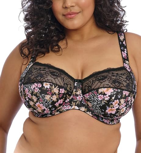 Elomi Morgan Damen Bügel-BH aus Stretch-Spitze, Sommergarten, 90K