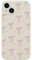 Wihytec Pink Bow Phone Case for iPhone 14 Bow Ribbon Case Cover Liquid Silicone Soft Gel Rubber Matt Phone Cover with Microfiber Lining