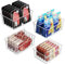 iSPECLE Freezer Organiser - 4 Pack Small Upright Freezer Baskets for 368L Freezer, Freezer Bins Sort and Easy Get Food, Stop Food from Falling Out, Air Circulation for Better Freshness, White