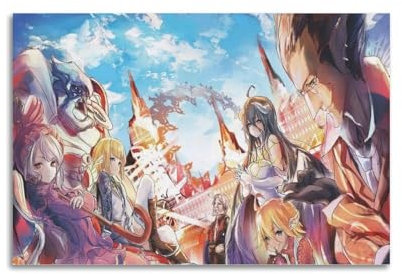 YTNBENE Poster King of The Immortal, Anime-TV-Show-Poster, dekorative Malerei, Leinwand, Wandposter und Kunstdruck, moderne Familienschlafzimmer-Dekoration, Poster, 30 x 45 cm, 4 Stück