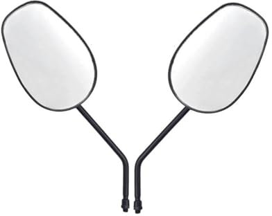 Motorrad Spiegel Für XVS 650 Für XVS 950 Für XVS 1100 VTS 1300 Für Vmax 1200 Für Xmax 125 Motorrad Rückspiegel Schwarz Roller Seitenspiegel Rückansicht Spiegel