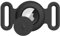 Meliya Custodia per Apple Airtag Collare Cani, Pet Custodia Protettiva in Silicone per Apple Airtag GPS Finder per Cani, Porta per Animali Domestici (Nero)
